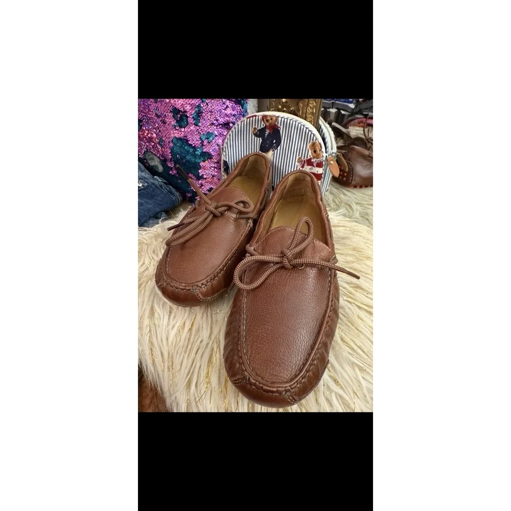 Cole Haan Men's Gunnison Brown Leather Driving Loafers; Size 10EE